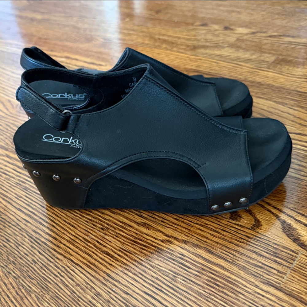 Corkys Women's Classic Black Sandals